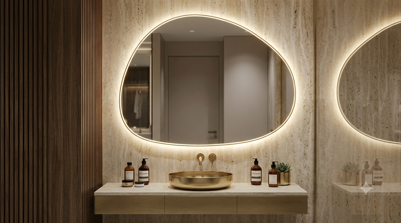 Buy Bathroom LED FHD Clear Mirror Online | Mirror Craft