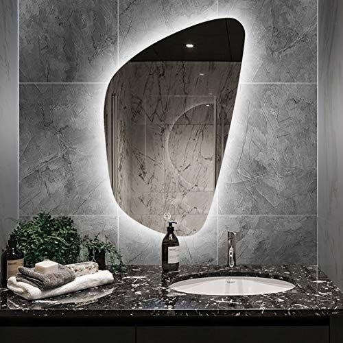 Mirror Craft Irregular Backlit Led Bathroom Mirror With Multi Lighting (3 Lights Integrated)