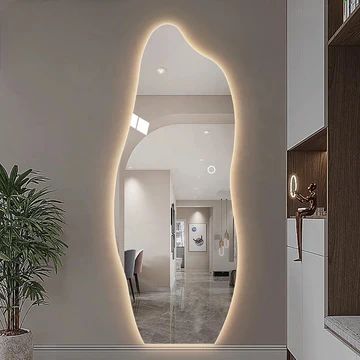 Mirror craft Irregular Full Length Led Mirror With Touch Sensor & Dimmable