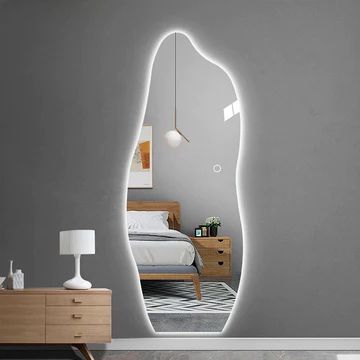 Mirror craft Irregular Full Length Led Mirror With Touch Sensor & Dimmable