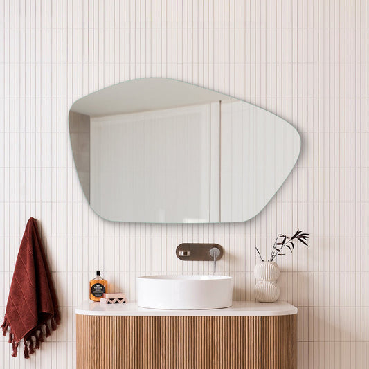 Mirror Craft Oval Blob Frameless Mirror for Bathroom