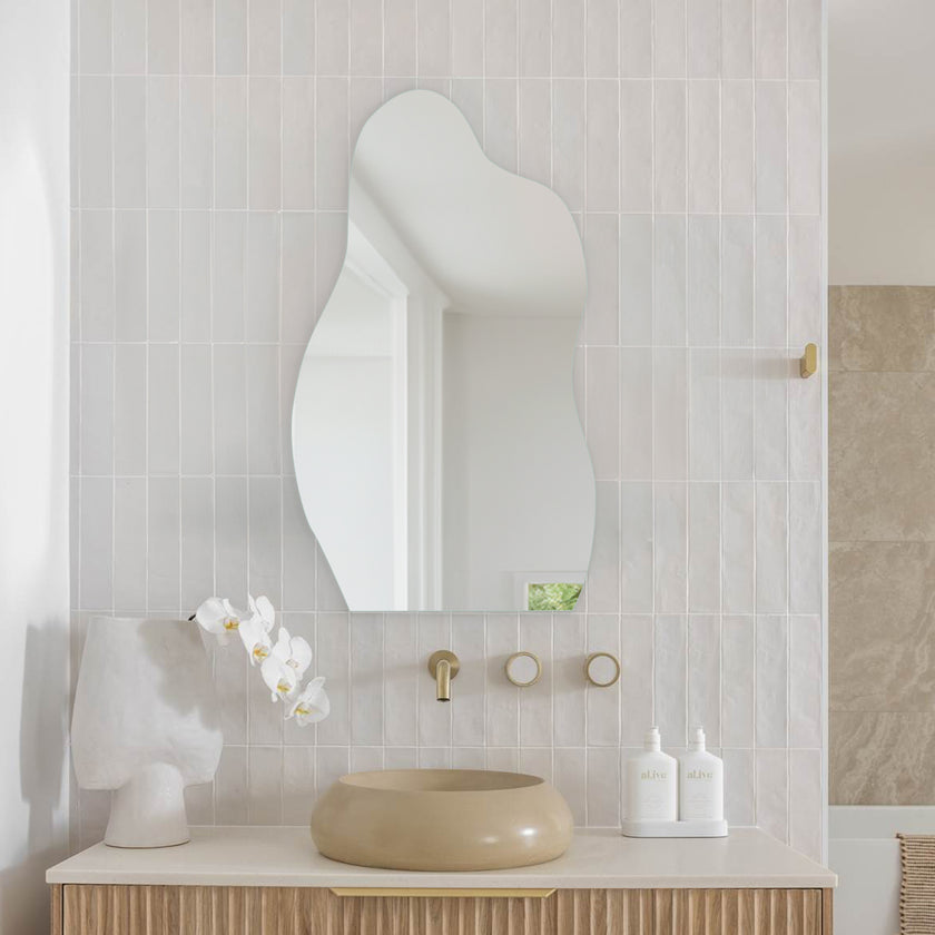 Mirror Craft Oval Spikol Frameless Mirror