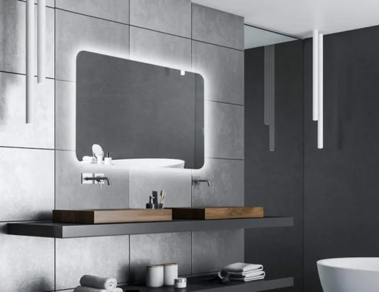 Mirror Craft Pixel Backlit Led Smart Touch Sensor Bathroom Mirror( intregated 3 lights)
